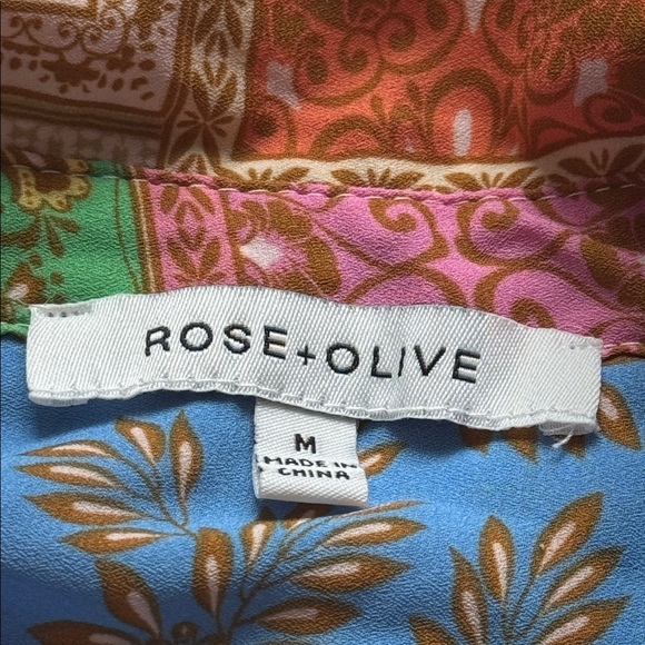 Rose & Olive Multicolor Patchwork Men's Shirt - Picture 4 of 7